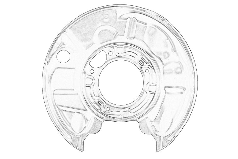 Protecție stropire disc frână spate stânga