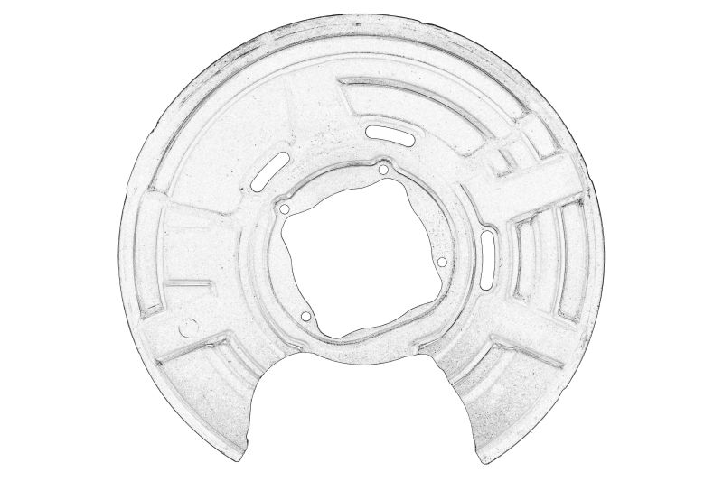 Protectie stropire disc frana spate dreapta aluminiu