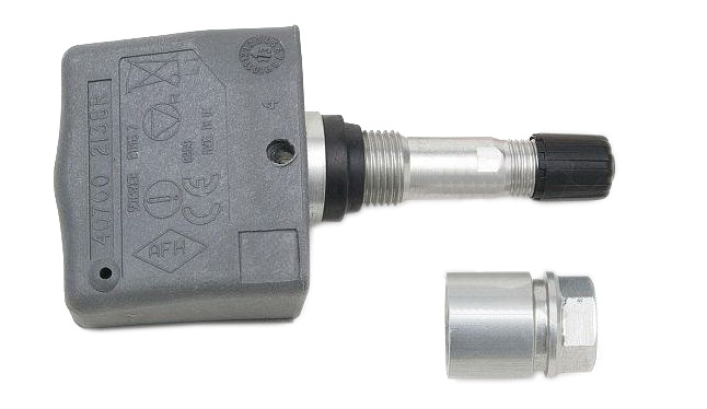 Senzor sistem de control al presiunii pneuri cu supapa de aluminiu set 4 bucati