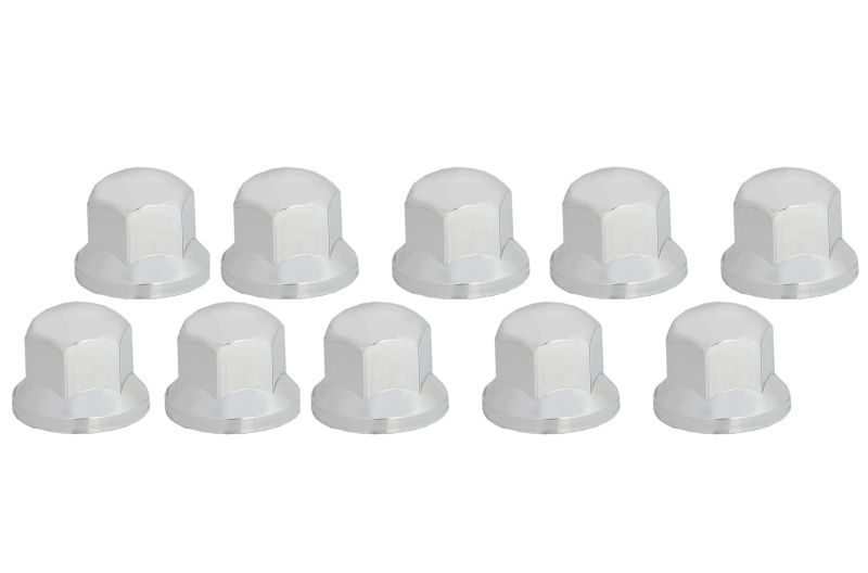 Piuliță roată plastic crom set 10 bucăți