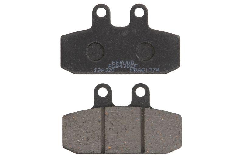 Set plăcuțe frână spate 79x47x7,4 mm material eco frecare set 2 bucăți