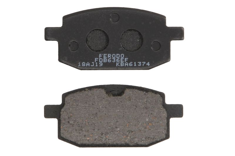 Set placute frana spate 61x27x7.3 mm Eco frecare