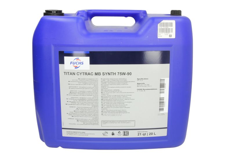 Ulei de transmisie FUCHS 75W-90 20L