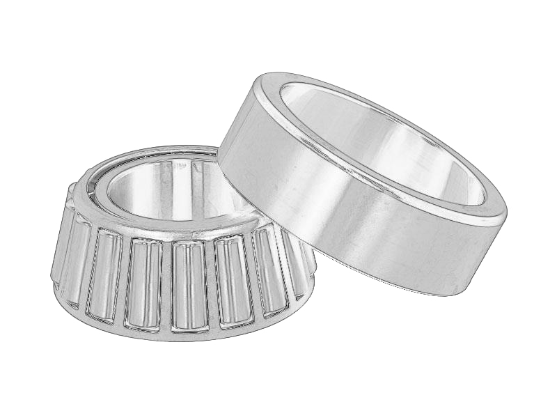 Lagar cutie de viteza conici 40x80x32 mm set 2 bucati