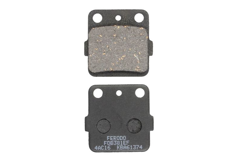 Set plăcuțe frână spate 46x45x7,3 mm material eco frecare set 2 bucăți