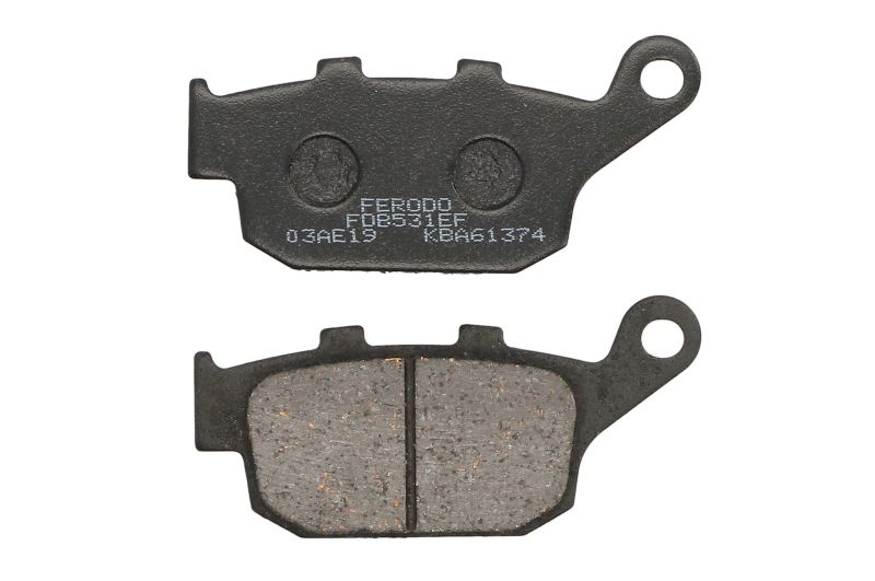 Set plăcuțe frână spate 86,2x40,5x10,6 mm