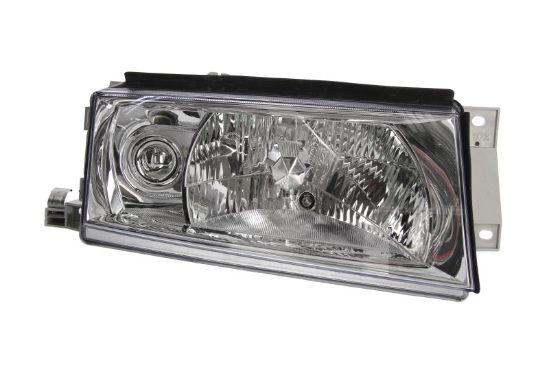 Far fata dreapta halogen H4 W5W 12V argintiu