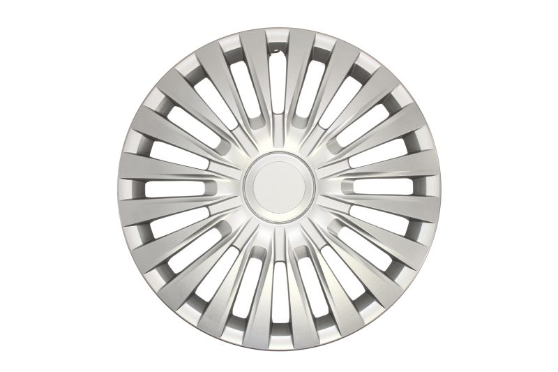 Capac roata plastic argintiu set 4 bucati
