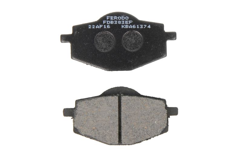Set plăcuțe frână spate 71,1x36,3x9,4 mm material eco frecare set 2 bucăți