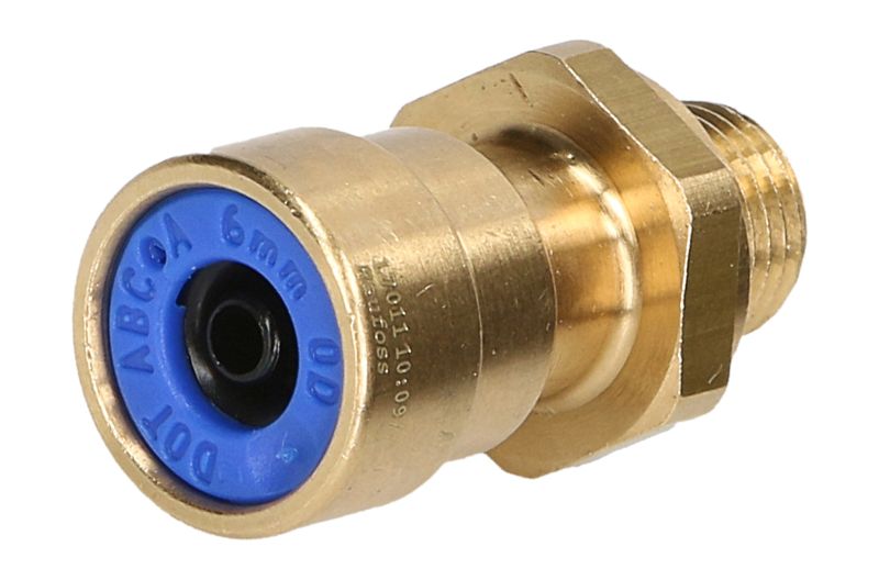 Cap de cuplare drept metal filet exterior M10 1 mm