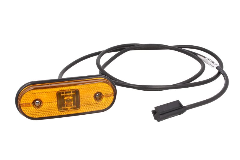 Lumina de clarificare laterală LED 24V portocaliu 119x44 mm cablu 1500 mm