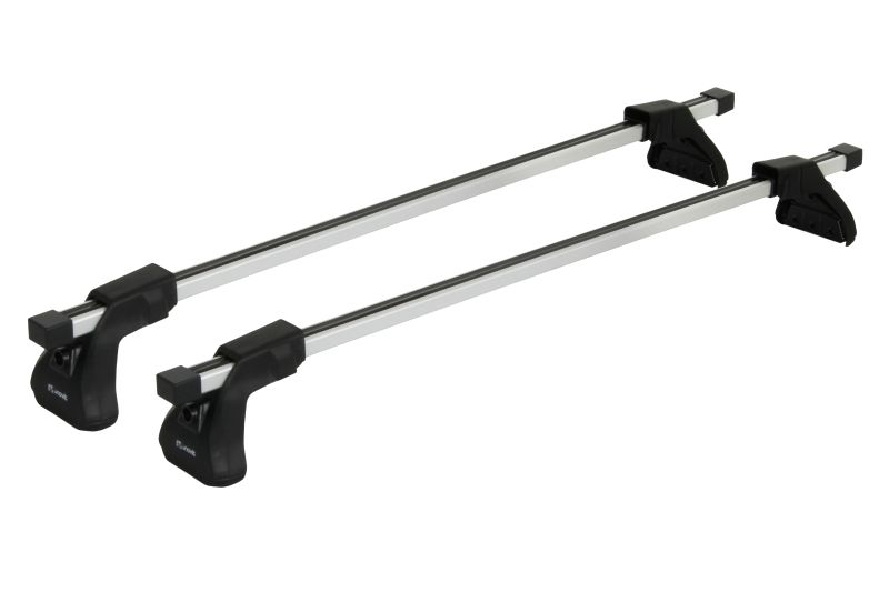 Bara portbagaj plafon aluminiu 120 cm argintiu 2 buc