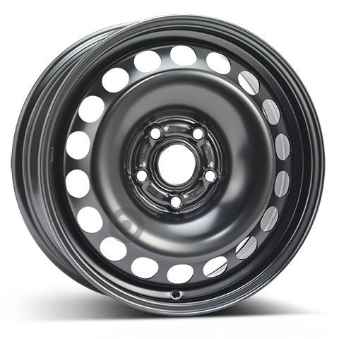 Janta otel 6.5x16 inch CH 57,1 mm negru