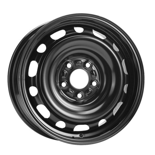 Janta otel 6.5x16 inch CH 67 mm negru