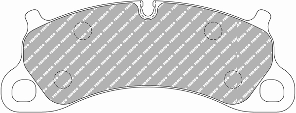 Set placute frana fata 198.7x75.8x17.3 mm