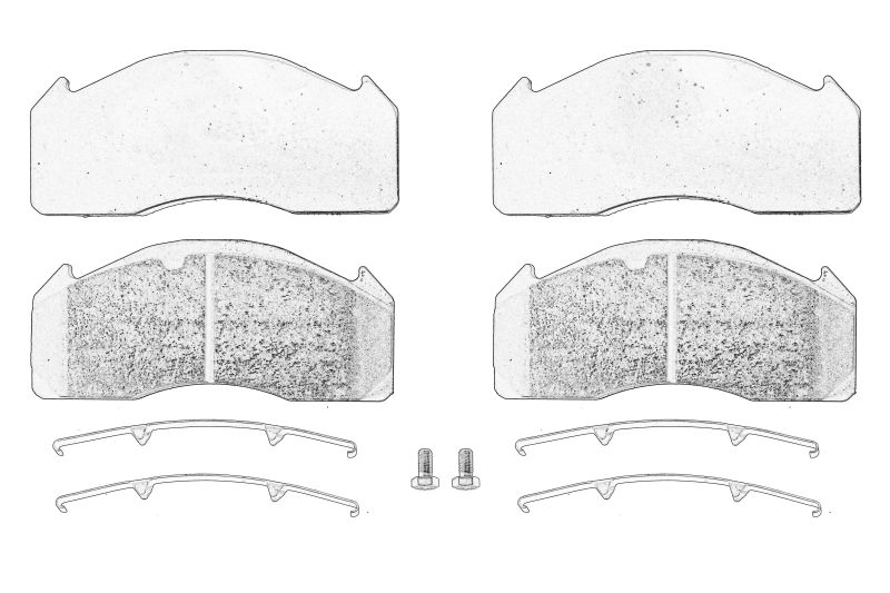 Set placute frana fata