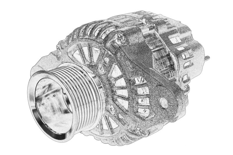 Alternator 24V 72 mm 0 gauri filetate
