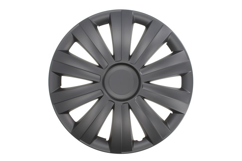 Capac roata plastic negru set 4 bucati