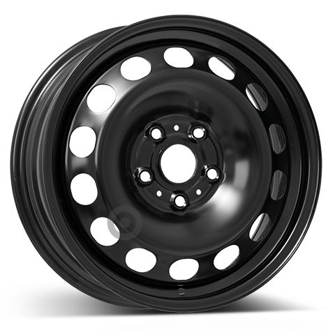 Janta otel 6.0x16 inch CH 57,1 mm negru