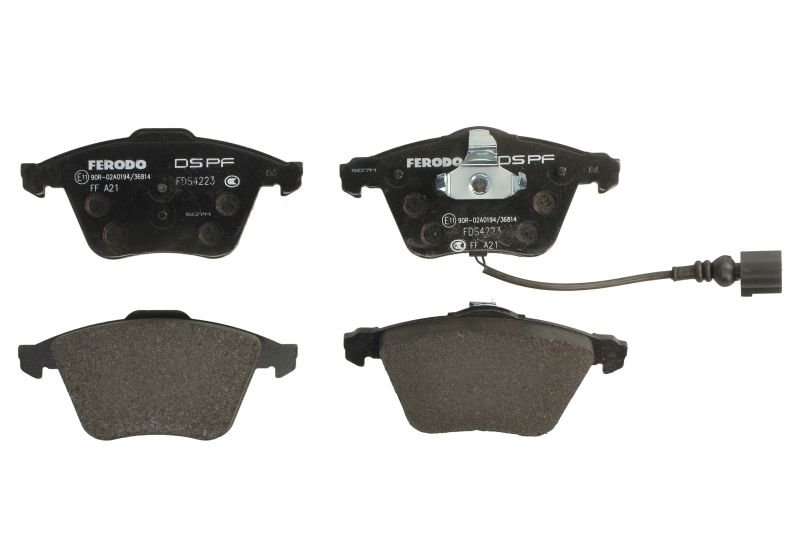Set placute frana fata 155,3x73x20,4 mm