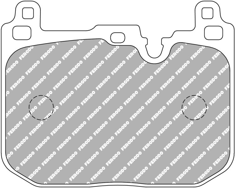 Set placute frana fata 114.5x91.2x15.0 mm