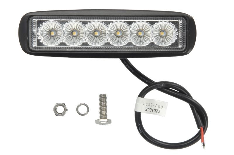 Lumină de lucru 155x41x55 mm aluminiu 18 W alb