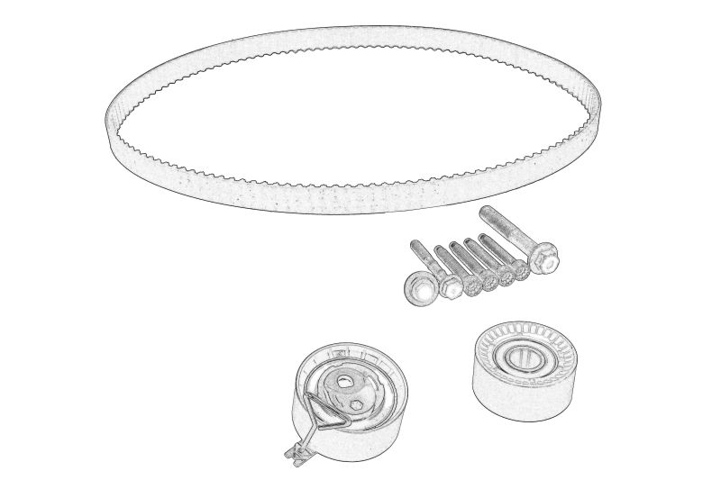 Set curea de distributie 130 dinti 23 mm