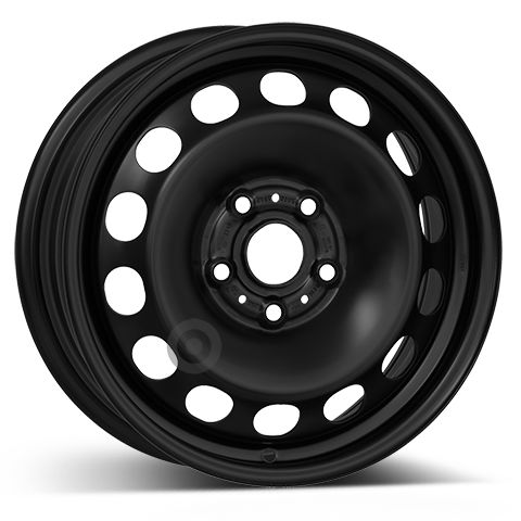 Janta otel 6.0x16 inch negru