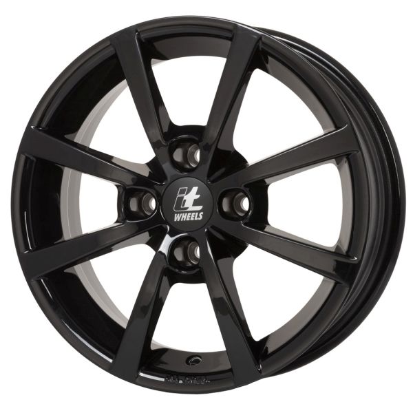 Janta aliaj 6.0x15 inch 58,1 mm negru lucios