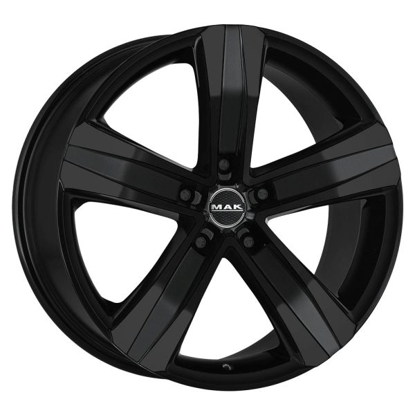 Janta aliaj 6.5x16 inch aluminiu negru lucios