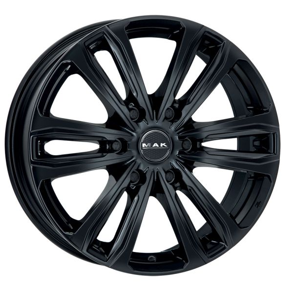 Janta aliaj 7,5x17 inch ET 84,1 mm aluminiu negru lucios