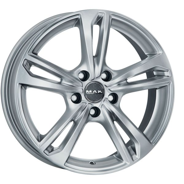 Janta aliaj 7,5x17 inch ET 76 mm aluminiu argintiu