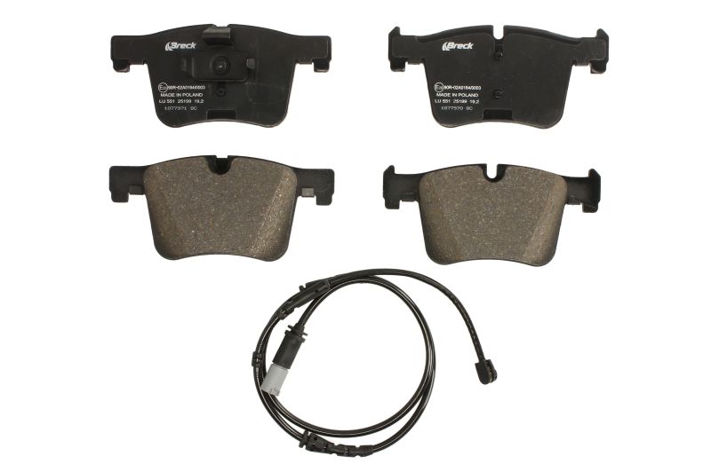 Set placute frana frana disc fata 148.2x69.9x19.2 mm
