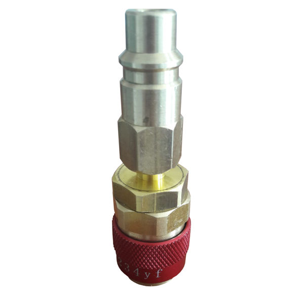 Adaptor racord service-aparat de clima R1234yf rosu