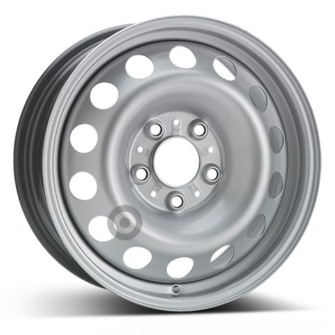 Janta otel 6.5x16 inch CH 72,5 mm argintiu