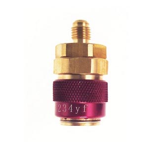Cuplaj rapid aparat de service climatizare R1234yf rosu