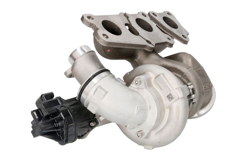 Turbocompresor electronic cu gaze de esapament