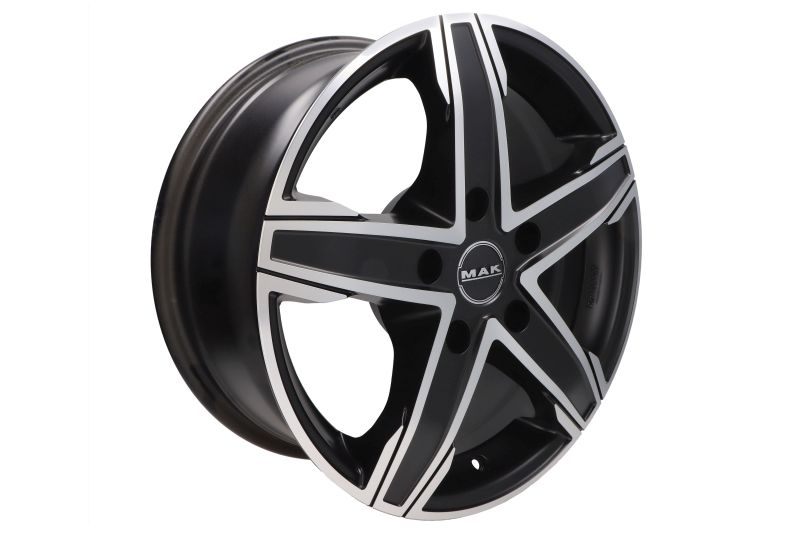 Janta aliaj camion 7.5x17 inch 84,1 mm negru gheață