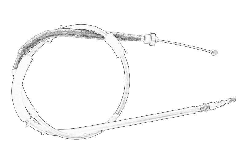 Cablu frana de parcare spate 1778 mm