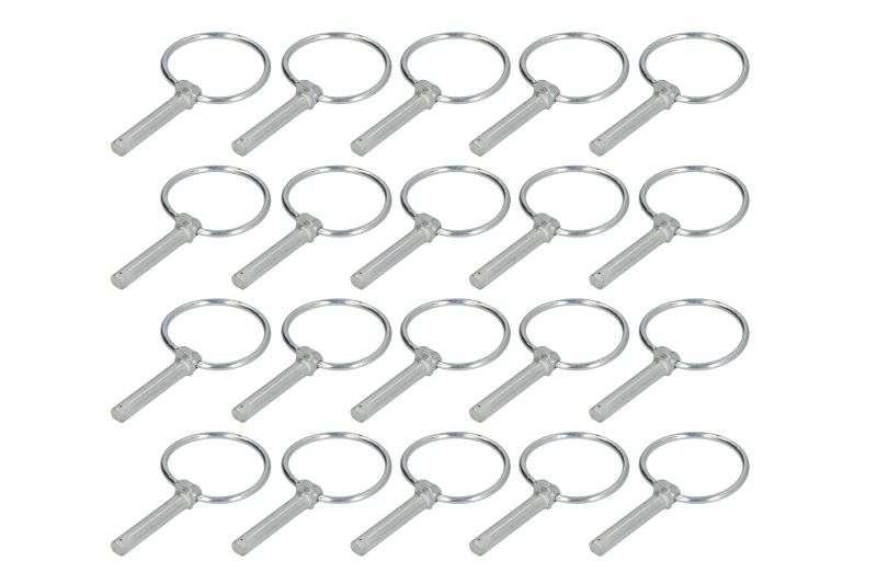 Splint pin cu inel 42x8 mm set 20 bucati