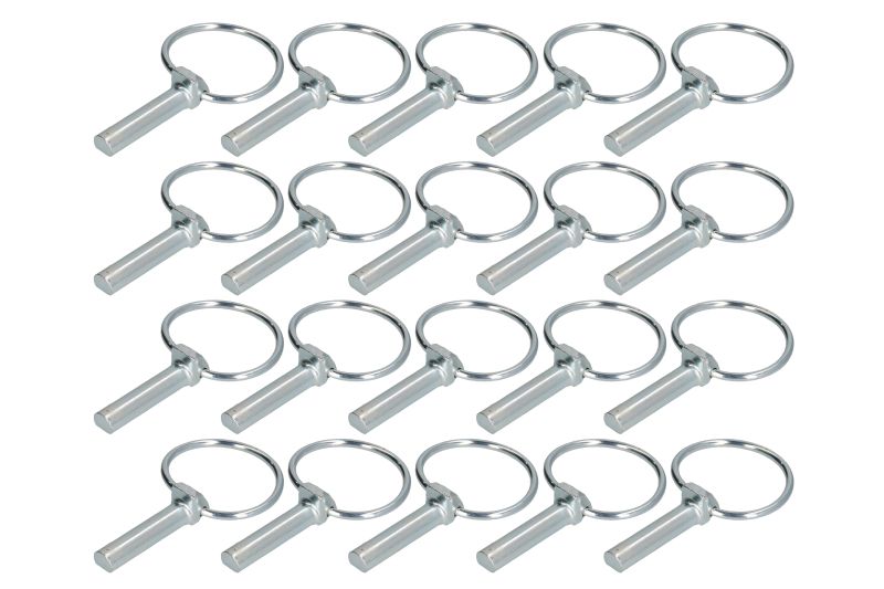 Splint pin cu inel 42x10 mm set 20 bucati