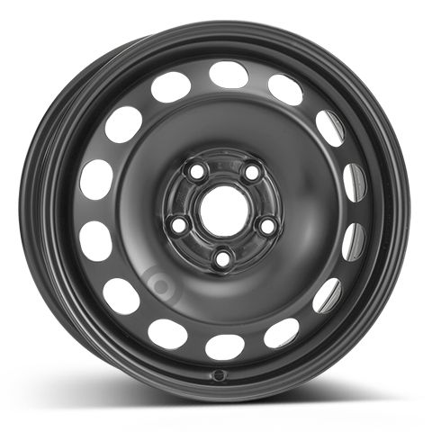 Janta otel 6.5x16 inch CH 57,1 mm negru
