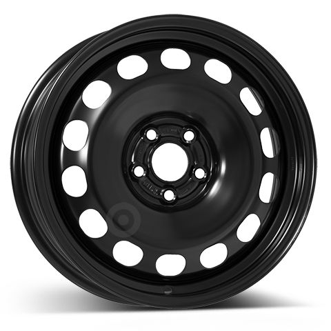 Janta otel 6.0x16 inch negru