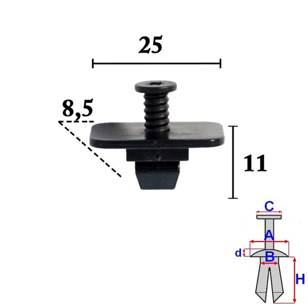 Clips, acoperire decorativa si protectie