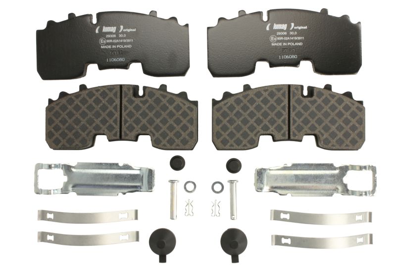 Set placute frana spate 210.9x92.5x30.0 mm