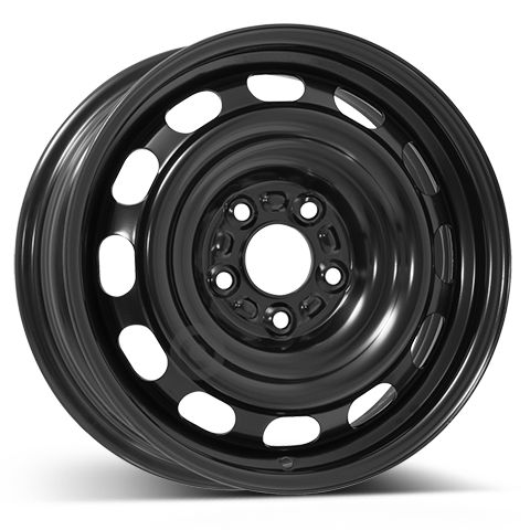 Janta otel 6.5x16 inch negru