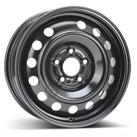 Janta otel 6.5x16 inch CH 67,1 mm negru