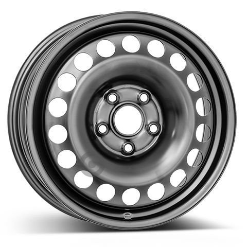 Janta otel 6.5x16 inch CH 57,1 mm negru
