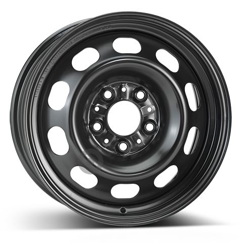 Janta otel 6.5x16 inch CH 72,5 mm negru