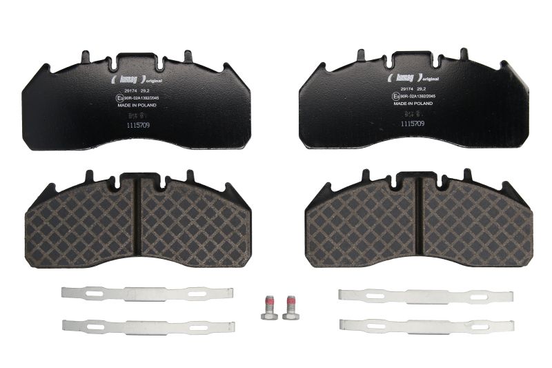 Set placute frana fata 249.5x109.7x29.0 mm